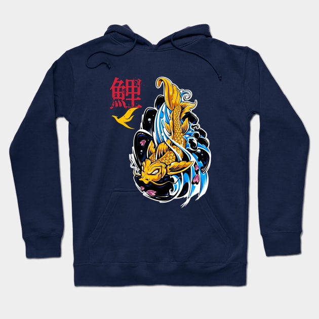 Mythic Koi Hoodie by spicoli13